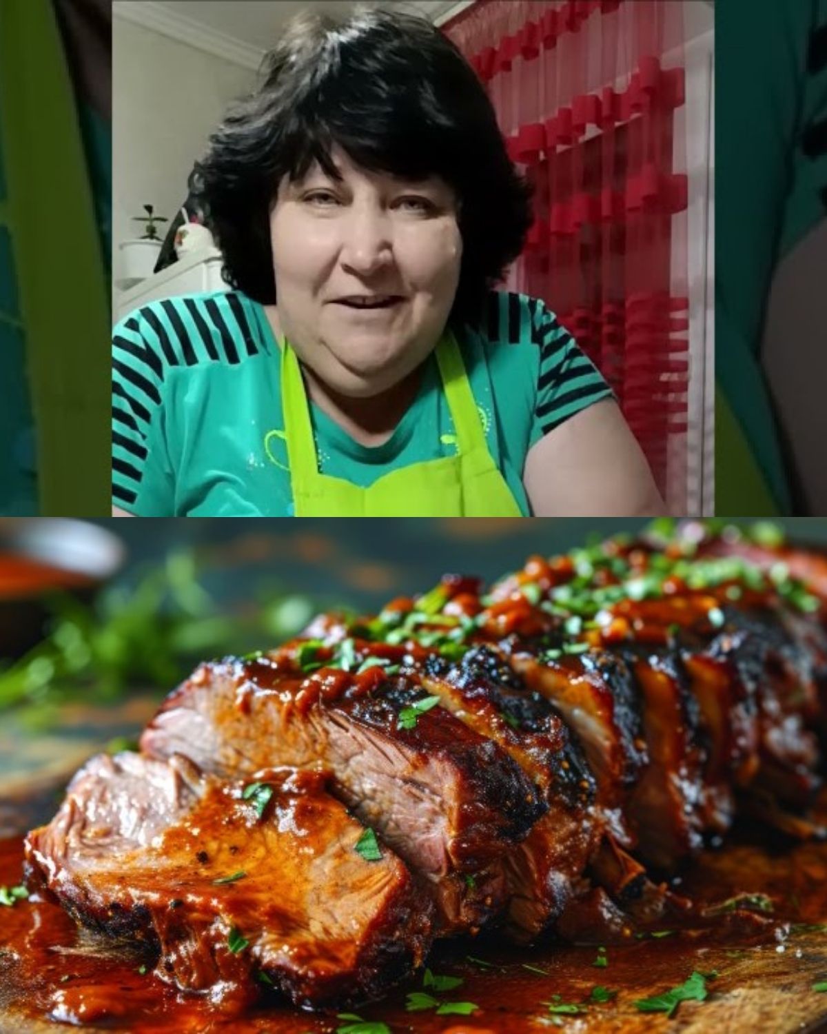 Реберця в папійоті з медово-гірчичним соусом